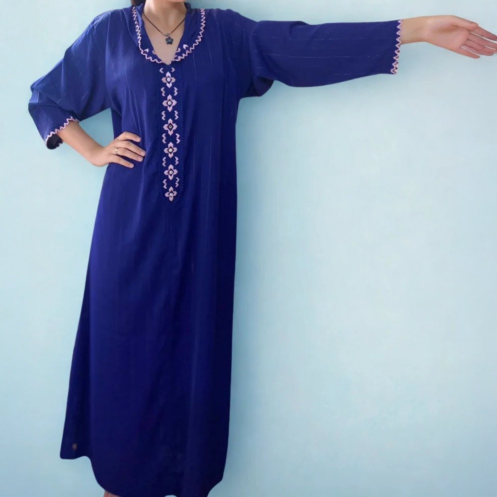 Jalaba Bleu Majestueux