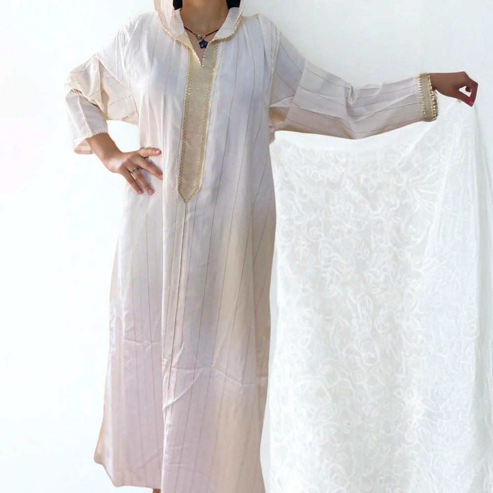 Jalaba Blanche Élégance