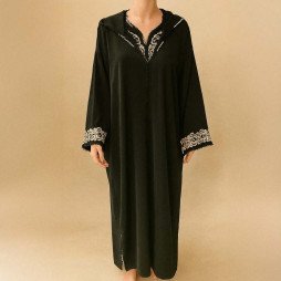 Djellaba Noire Élégance