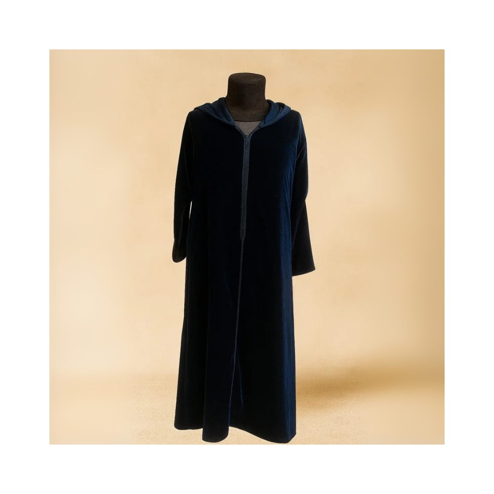 Jalaba Traditionnelle – Élégance en Bleu Royal