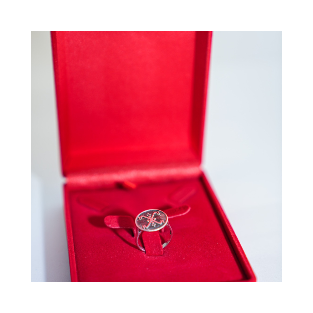 Bague Artisanale en Argent Gravé – Symbole Amazigh