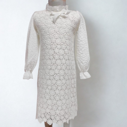 Robe Enfant en Dentelle Blanche