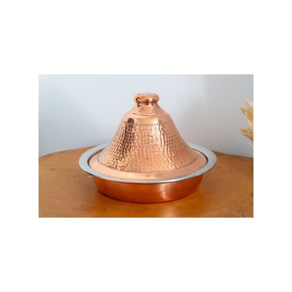 Tagine en Cuivre Martelé Artisanal