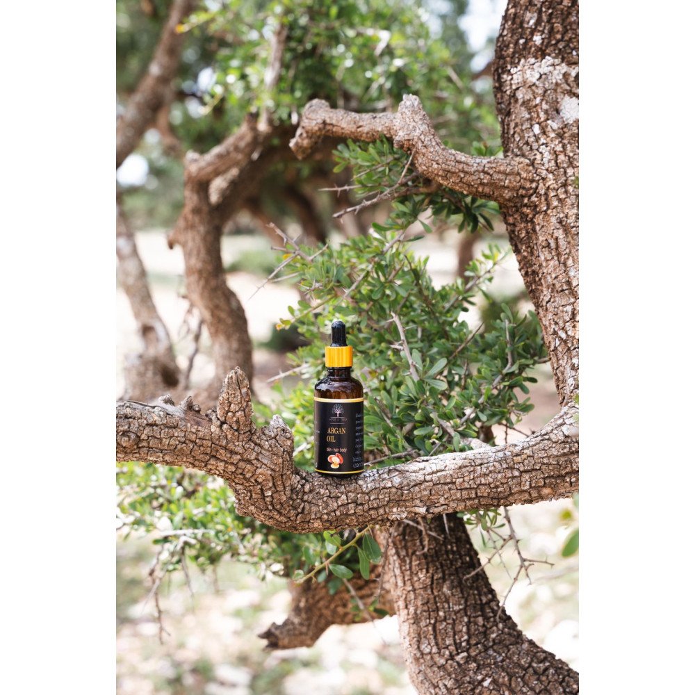 Huile d’Argan Cosmétique – Soin Naturel pour Peau, Visage et Cheveux