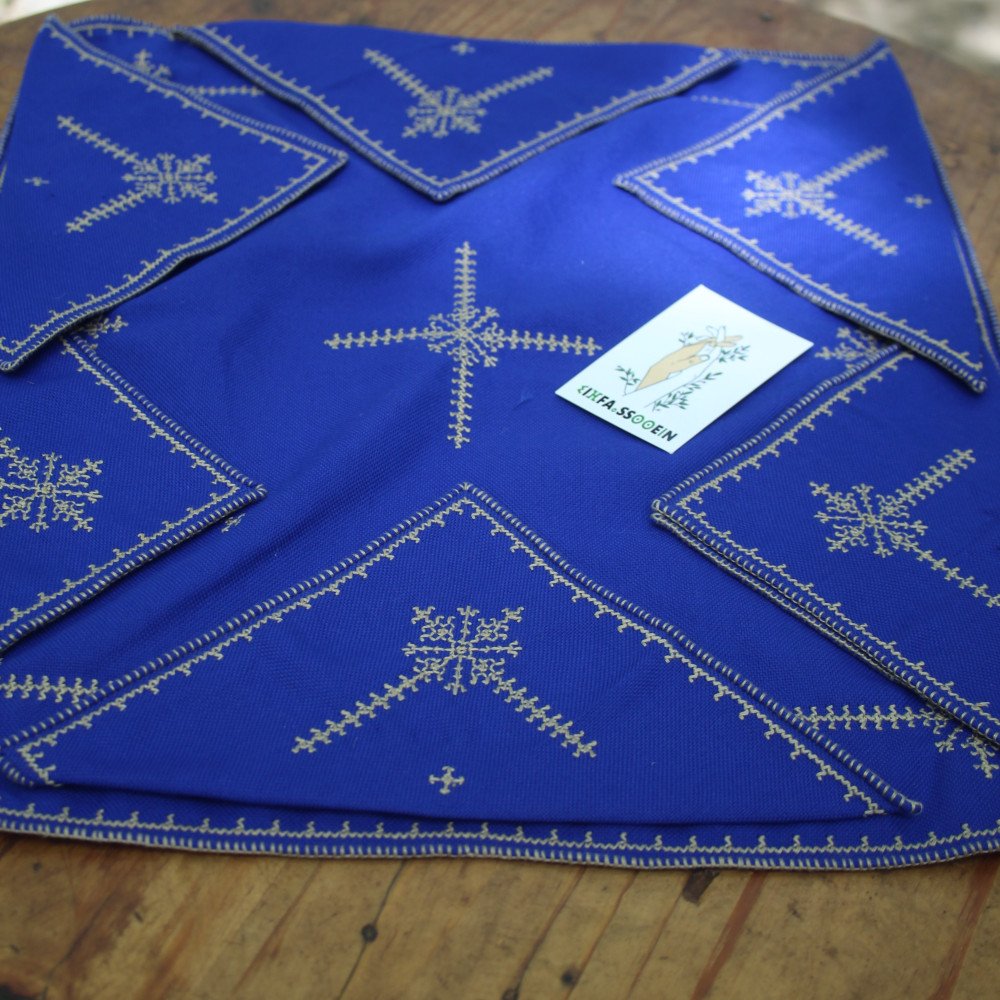 Couvre-plateau en Broderie "Tirz el Hesab"