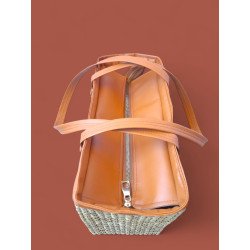 Sac tressé à la main