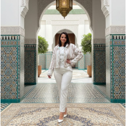 Veste Femme Oversize Mini Krouchi – Élégance Artisanale & Confort