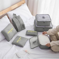 طقم منظمات حقيبة السفر متعدد الأحجام – ترتيب ذكي وتوفير مثالي للمساحة