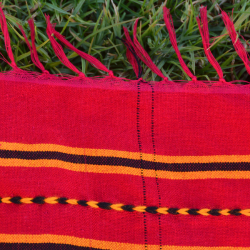 Plaid marocain tissé en coton 