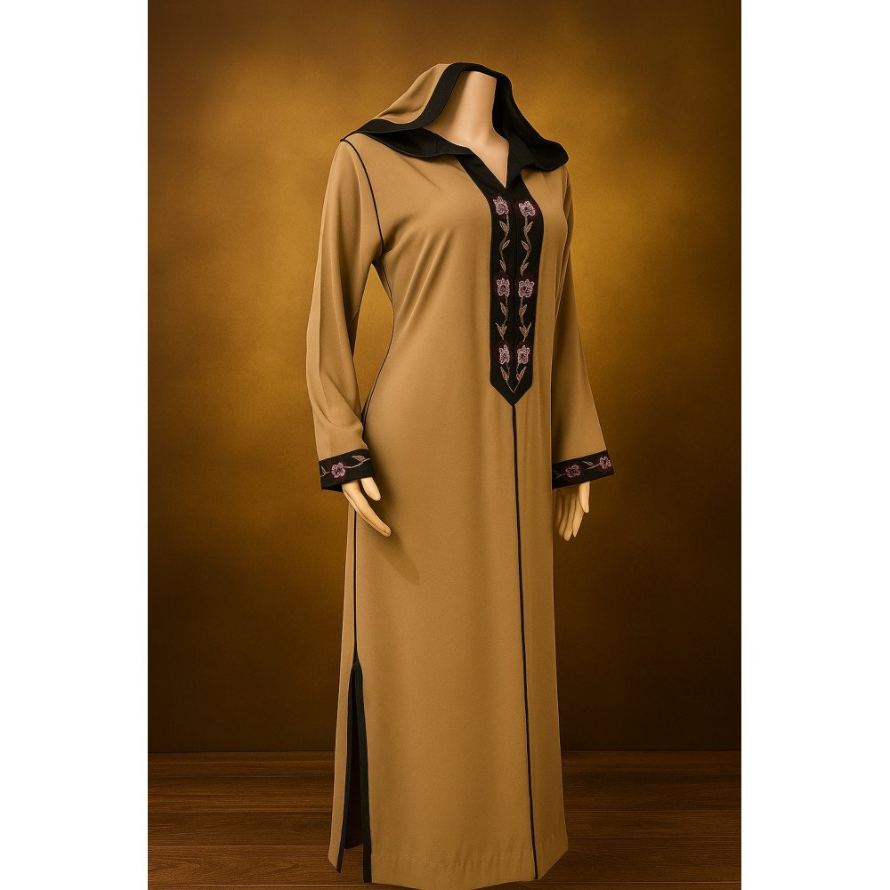 Jellaba moderne brodée Élégance et tradition