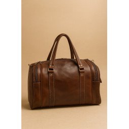 Sac de voyage en cuir pleine fleur