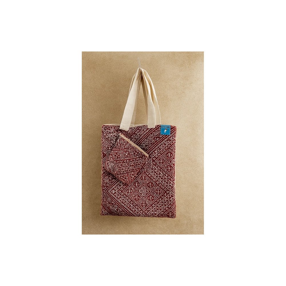 Tote Bag Traditionnel avec Pochette 
