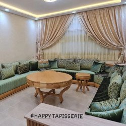 Salon marocain traditionnel revisité 