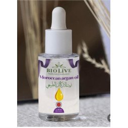 Huile d’Argan Naturelle – Bio Live – 30 ml