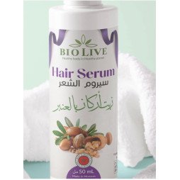 Sérum Capillaire Bio Live – Argan & Ambre – 50 ml