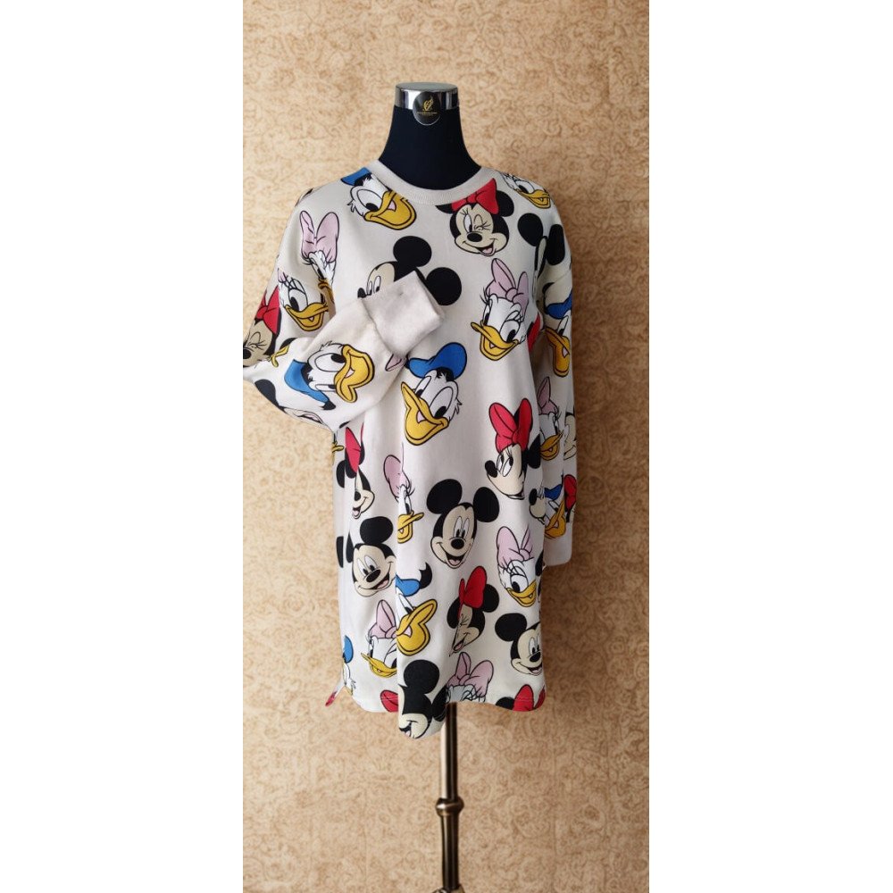 Sweat-shirt long imprimé Disney