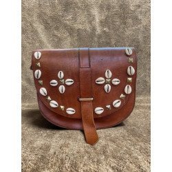 Sac en cuir décoré