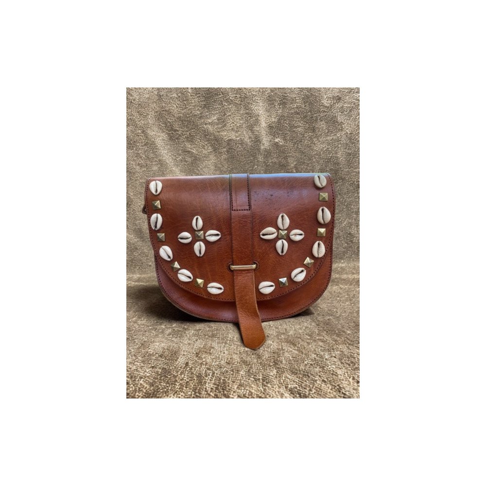 Sac en cuir décoré
