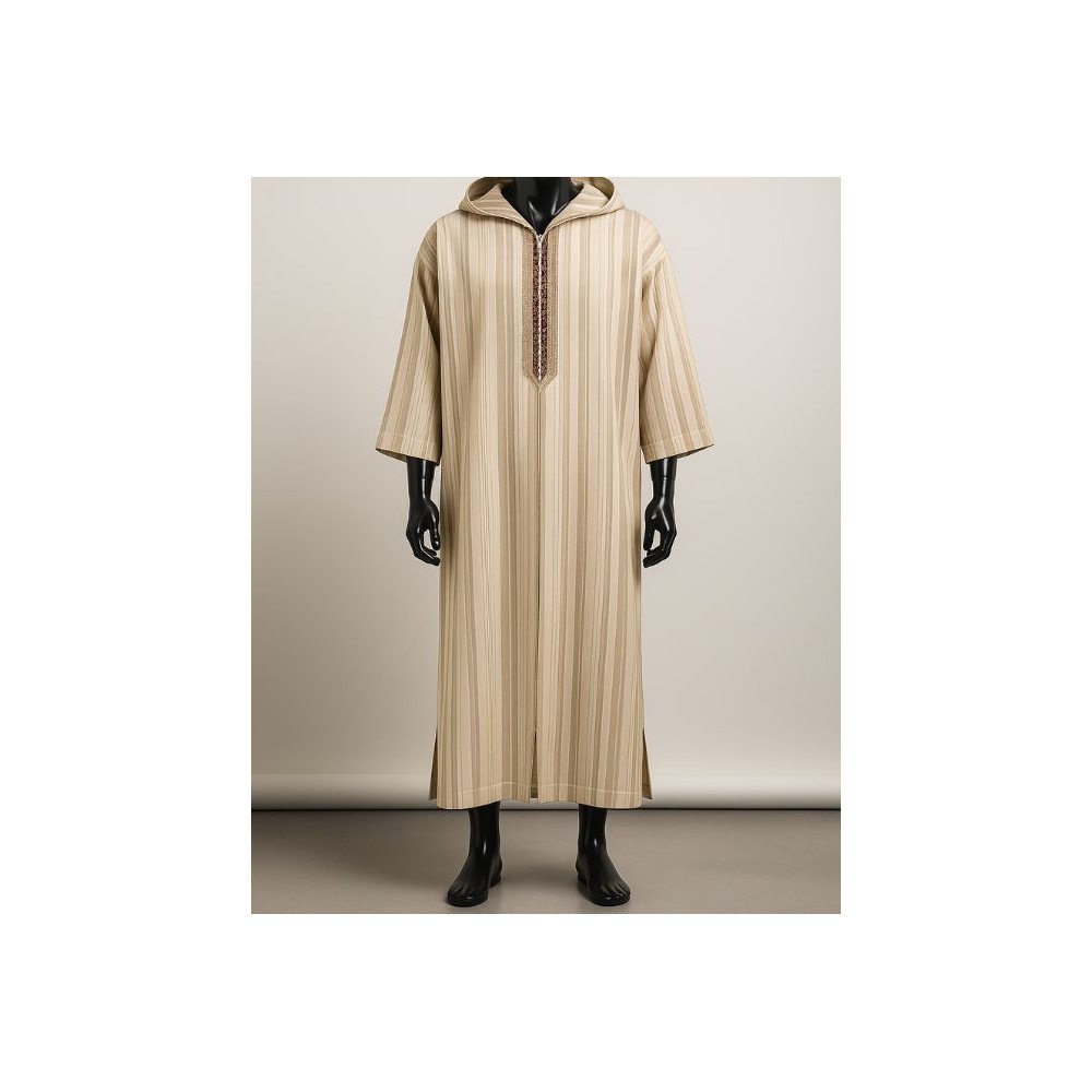 Jellaba marocaine traditionnelle 
